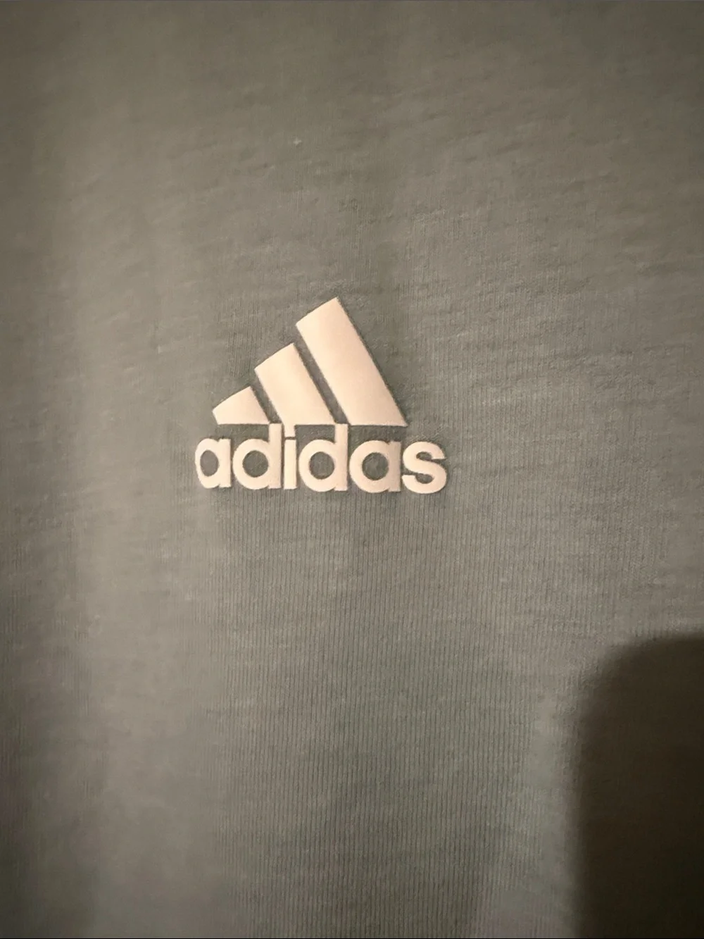adidas Men’s Pale Blue Short-Sleeve Athletic Tee